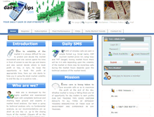 Tablet Screenshot of dailysmstips.com